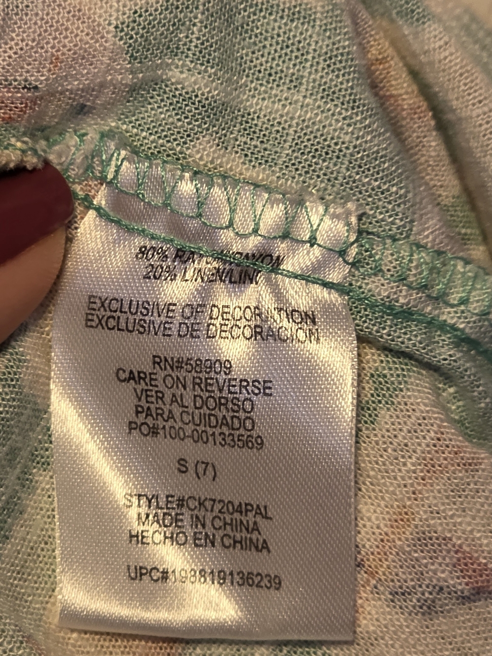 Copper Key Green Floral-Print Ruffled Sundress - Picture 8 of 8